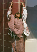Wool Quilted Poncho
