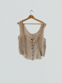 Freba Top in Linen & Cotton