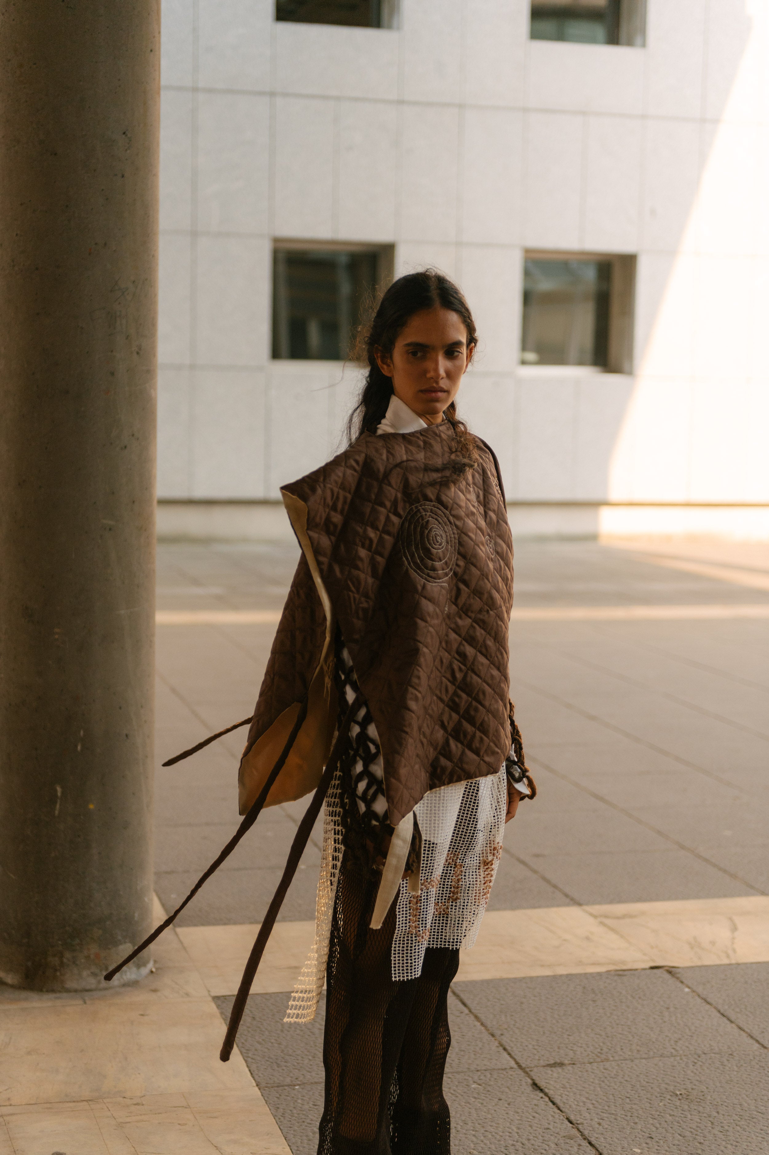 Upcycling Quilted Poncho