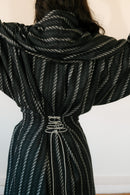 Coal Striped Coat