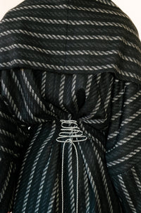 Coal Striped Coat