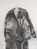 cuelebre cotton canvas navy jacket front