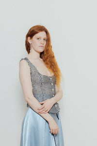 Freba Top in Linen & Cotton