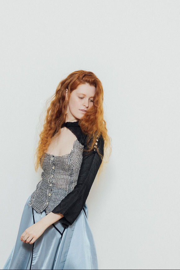 Freba Top in Linen & Cotton